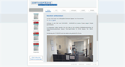 Desktop Screenshot of orthopaedie-speyer.de
